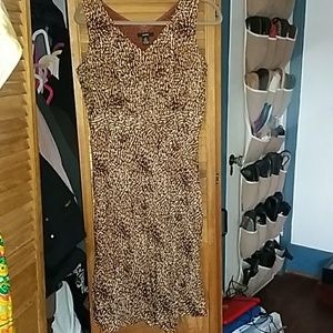 Alfini 100% silk sleeveless dress